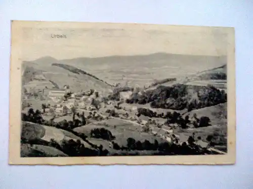Urbeis - Panorama - Elsass (1916 als FELDPOST gelaufen Landwehr) Ansichtskarte