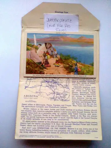 Arizona - Postkarten LEPORELLO mit 18 Bildern - Americas Wonderland - Leporello-Fotobuch im Postkartenformat - Amerika USA (gelaufen)
