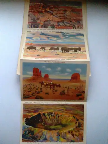 Arizona - Postkarten LEPORELLO mit 18 Bildern - Americas Wonderland - Leporello-Fotobuch im Postkartenformat - Amerika USA (gelaufen)