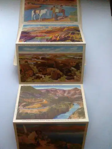 Arizona - Postkarten LEPORELLO mit 18 Bildern - Americas Wonderland - Leporello-Fotobuch im Postkartenformat - Amerika USA (gelaufen)