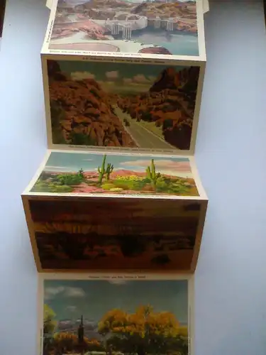 Arizona - Postkarten LEPORELLO mit 18 Bildern - Americas Wonderland - Leporello-Fotobuch im Postkartenformat - Amerika USA (gelaufen)