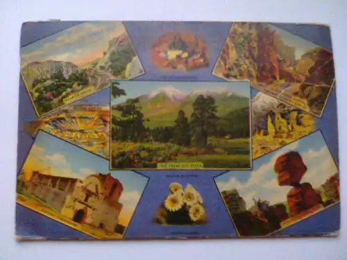 Arizona - Postkarten LEPORELLO mit 18 Bildern - Americas Wonderland - Leporello-Fotobuch im Postkartenformat - Amerika USA (gelaufen)