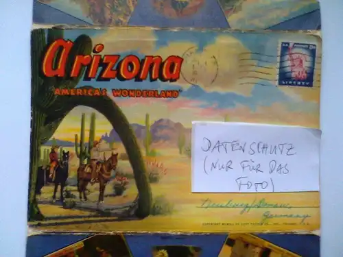 Arizona - Postkarten LEPORELLO mit 18 Bildern - Americas Wonderland - Leporello-Fotobuch im Postkartenformat - Amerika USA (gelaufen)