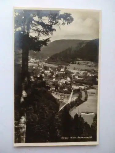 Hirsau / Calw Schwarzwald - Panorama - Baden-Württemberg (1929 gelaufen) Ansichtskarte