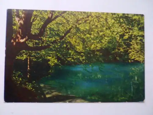 Blaubeuren - Blautopf - Baden-Württemberg (vor 1946 gelaufen) Ansichtskarte