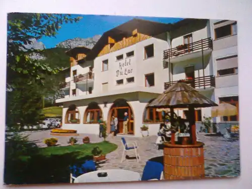 Molveno - Hotel Du Lac - Trentino Südtirol Italien (ungelaufen) Ansichtskarte