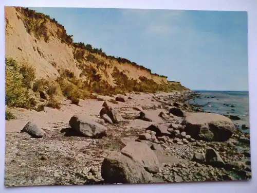 Ostsee - Steilküste an der Ostsee - Steilkueste - Mecklenburg-Vorpommern (ungelaufen) Ansichtskarte