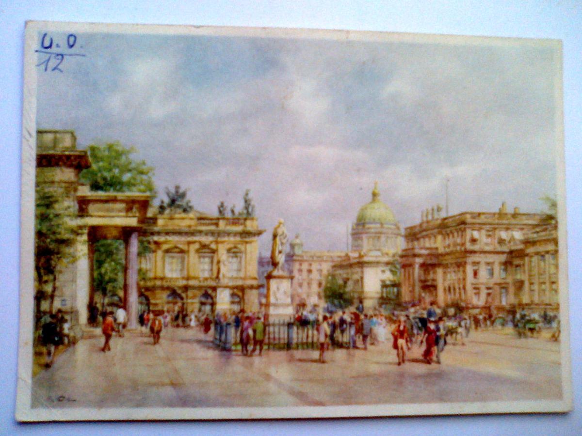 Staatsoper AK ungelaufen BERLIN alte Postkarte Ansichtskarte Partie a.d