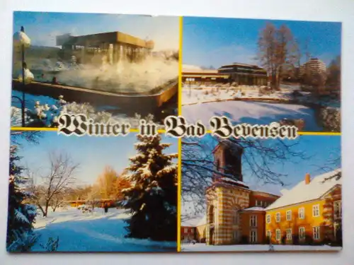 Bad Bevensen - Winter in Bad Bevensen - Mehrbildkarte - Niedersachsen (1982 gelaufen) Ansichtskarte