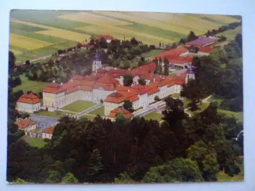 Fulda Adolphseck - Schloß Fasanerie - Luftaufnahme - Schloss - Hessen (vor 1994 gelaufen, rechts unten ca. 1 cm eingerissen) Ansichtskarte