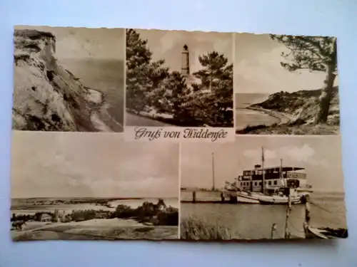 Hiddensee - Gruß von Hiddensee - Mehrbildkarte - Mecklenburg-Vorpommern (zu DDR-Zeiten gelaufen) Ansichtskarte