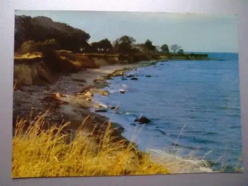 Ostsee Steilufer (1987 gelaufen, aber inzwischen ohne Briefmarke) Ansichtskarte