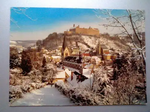 Kulmbach - Panorama im Winter (vor 1994 gelaufen) Ansichtskarte