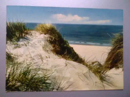 Dünen am Meer - Stempel Juist - Niedersachsen (1968 gelaufen) Ansichtskarte