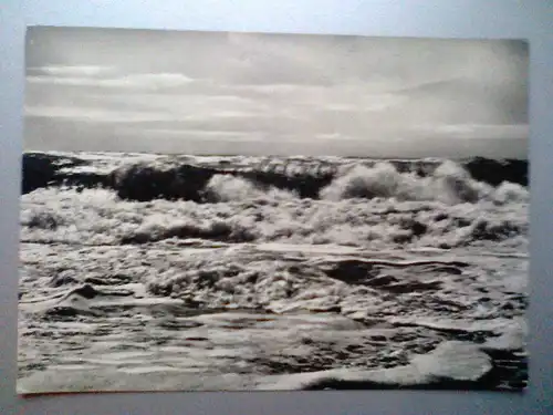 Sylt - Brandung - Insel Sylt Schleswig-Holstein (1967 gelaufen) Ansichtskarte