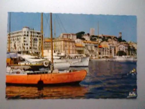 Cannes - Hotel Mediterranee - Boot Boote etc - Alpes-Maritimes Frankreich (ungelaufen) Ansichtskarte