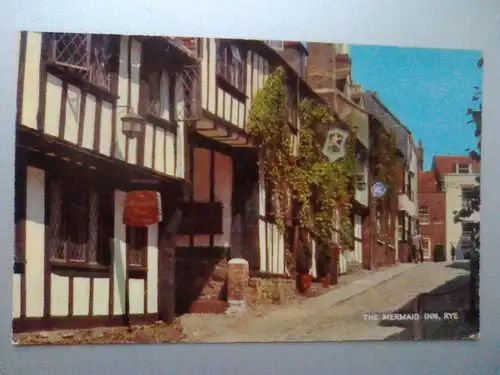 Rye - Mermaid Inn - East Sussex England (ungelaufen) Ansichtskarte