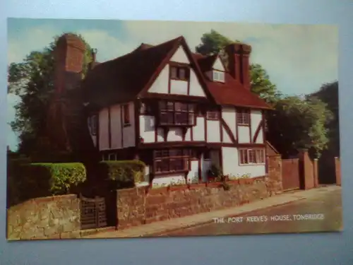 Tonbridge - The Port Reeve\'s House / Haus - Kent England (ungelaufen) Ansichtskarte