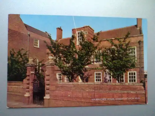 Kingston upon Hull - Wilberforce House - Yorkshire England (ungelaufen) Ansichtskarte