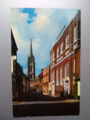 Louth / Lincolnshire - Eastgate (mit Kirche) - England (ungelaufen) Ansichtskarte