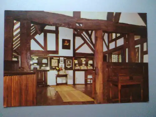 Stratford-upon-Avon - Shakespeare Geburtshaus / Birthplace - Museum - Warwickshire England (ungelaufen) Ansichtskarte