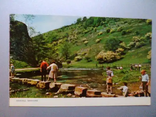 Derbyshire - Dovedale - England (ungelaufen) Ansichtskarte