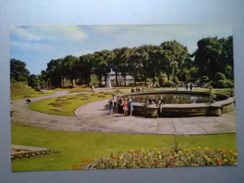 Huddersfield - Greenhead Park - Parkanlage - Yorkshire England (1966 gelaufen) Ansichtskarte