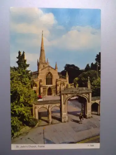 Frome / Somerset - St. John´s Kirche - England (ungelaufen, aber 1986 beschrieben, Eckknick links unten) Ansichtskarte