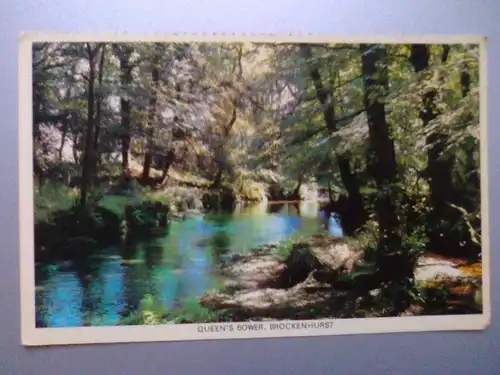 Brockenhurst - Queen´s Bower - Hampshire England (1978 gelaufen) Ansichtskarte