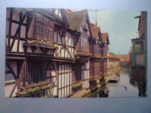 Canterbury - Weavers - The Weavers - Kent England (ca. 1965 gelaufen, inzwischen ohne Briefmarke) Ansichtskarte