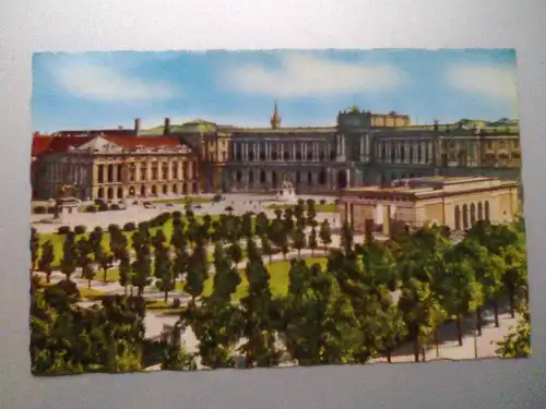 Wien - Heldenplatz - Österreich (1958 gelaufen) Ansichtskarte