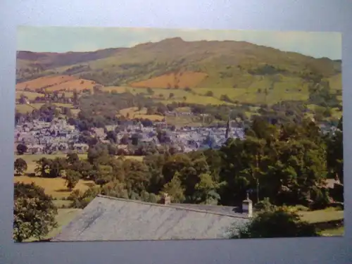 Ambleside from Loughrigg - Panorama - Cumbria England (ungelaufen) Ansichtskarte