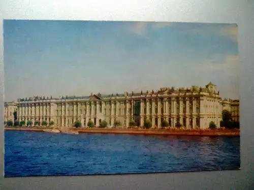 Leningrad / Sankt Petersburg - Winterpalast / Ermitage - Russland (ungelaufen) Ansichtskarte
