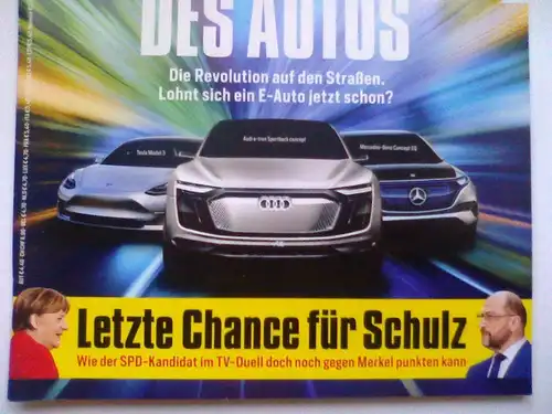 Focus August 2017 Zukunft des Autos, Schulz etc. 35/17