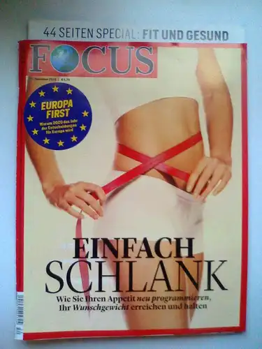 Focus Dezember 2019 Einfach Schlank Diät , Europa etc. 52/19 1/20