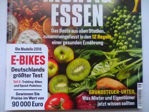 Focus Apri 2018 Richtig essen, E-Bikes, Seehofer, Grundsteuer etc. 16/18