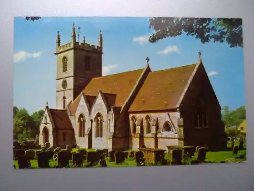 Bladon - Kirche - Oxfordshire England (ungelaufen) Ansichtskarte