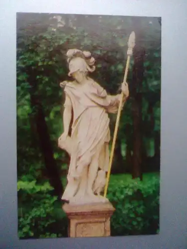 Leningrad / Sankt Petersburg - Sommergarten - Skulptur Minerva - Karte von 1980 - Russland (ungelaufen) Ansichtskarte