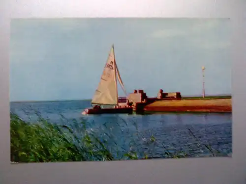 Razliv / Sestroresky - See - Anlegeplatz - Segelboot - Karte von 1968 - Russland (ungelaufen) Ansichtskarte