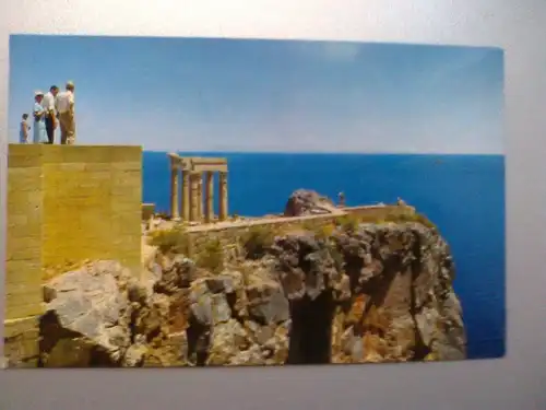 Lindos - Akropolis - Rhodos Griechenland (ungelaufen) Ansichtskarte
