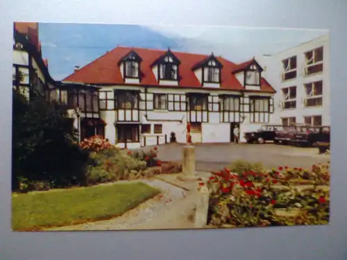 Saundersfoot - St. Brides Hotel - Auto Autos etc. - Pembrokeshire Wales (ungelaufen) Ansichtskarte