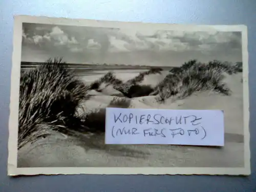 Dünen am Strand - Stempel Nordsee (gelaufen) Ansichtskarte
