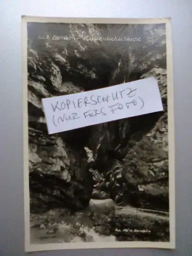 Dornbirn - Rappenlochschlucht - Vorarlberg Österreich (ungelaufen) Ansichtskarte