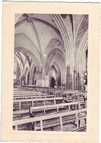 Kernascleden - Kirche - Innenaufnahme - Morbihan Frankreich (ungelaufen) AK Ansichtskarte