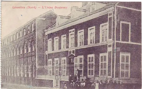 Linselles (Nord) - Boutemy-Fabrik - Frankreich (ungelaufen) AK Ansichtskarte