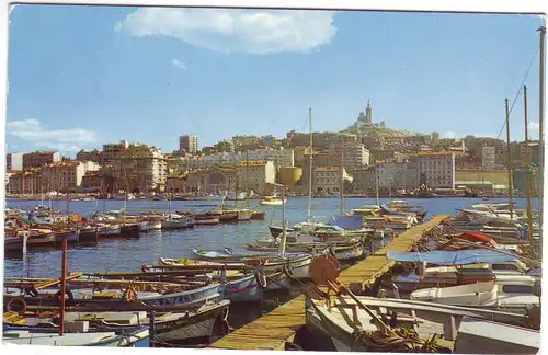 AK Marseille - Hafen - Bouches-du-Rhone Frankreich (ca. 1971 gelaufen) AK Ansichtskarte