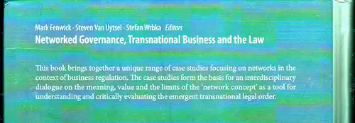 Fenwick, Mark: Networked Governance, Transnational Business and the Law. 