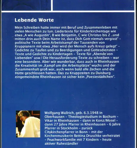 Wallrich, Wolfgang: Lebende Worte. 