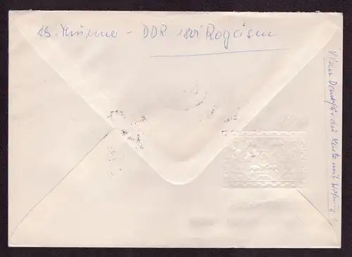 DDR Brief  ab BRANDENBURG nach W-Berlin - 17.12.76 - Mi.2193-8 - Gemäldegalerie ALTE MEISTER - Staatl. Kunstsammlungen Dresden