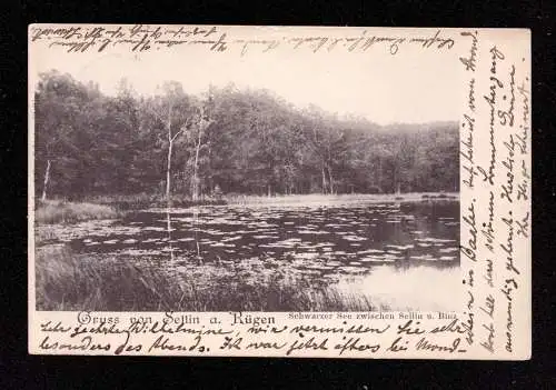 DR  Postkarte - SELLIN (RÜGEN) - Berlin - 23.8.04 - Mi.70 - Abb.: Schwarzer See
